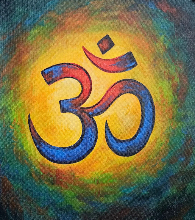 Religious Painting (ART-6706-117753) - Handpainted Art Painting - 15in X 15in