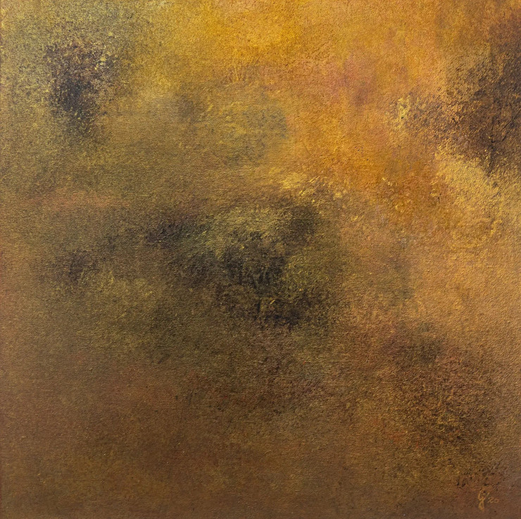Conceptual Dreams (ART-1286-117864) - Handpainted Art Painting - 24in X 24in