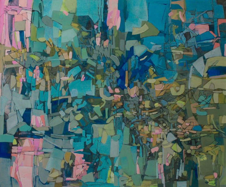 Metaphor Of Life 16 (ART-16950-118084) - Handpainted Art Painting - 60in X 48in