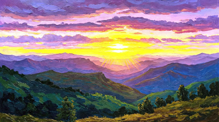 Sunsets Are The Color Of Dreams (PRT-15697-117943) - Canvas Art Print - 60in X 33in