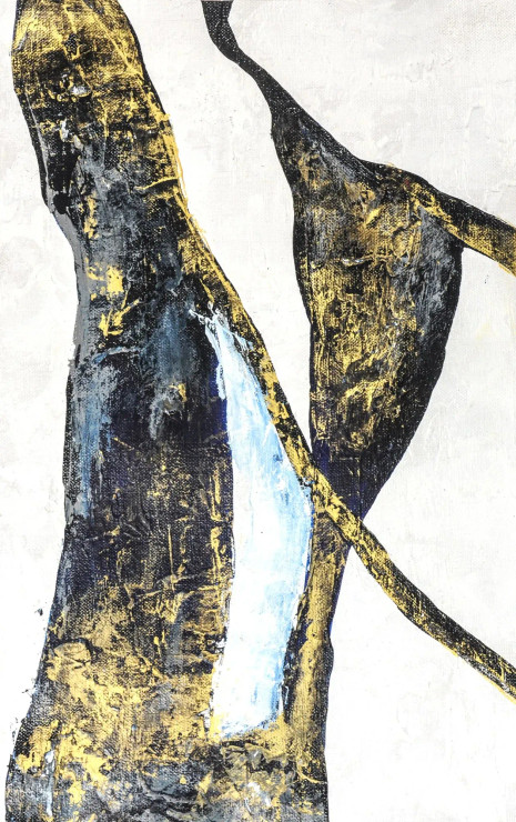 Abstract Grace (ART-8156-119060) - Handpainted Art Painting - 40in X 60in