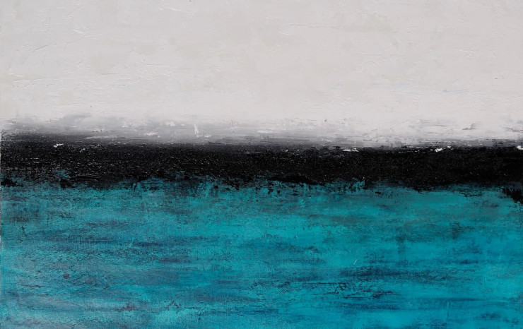 Silent Sea (ART-8156-119033) - Handpainted Art Painting - 40in X 60in
