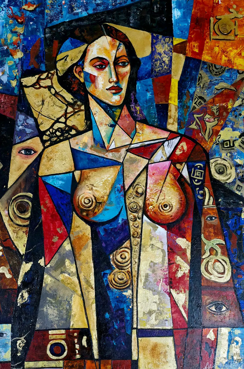 Perception (ART-17843-119315) - Handpainted Art Painting - 20in X 30in