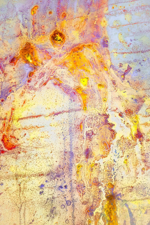 Vibrant Abstract Color Swirls (PRT-15842-119341) - Canvas Art Print - 24in X 36in
