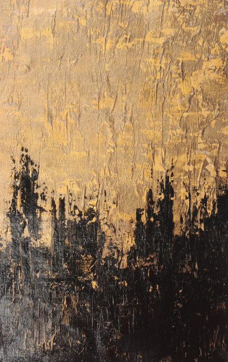 Twilight Texture (ART-8156-119846) - Handpainted Art Painting - 33in X 62in