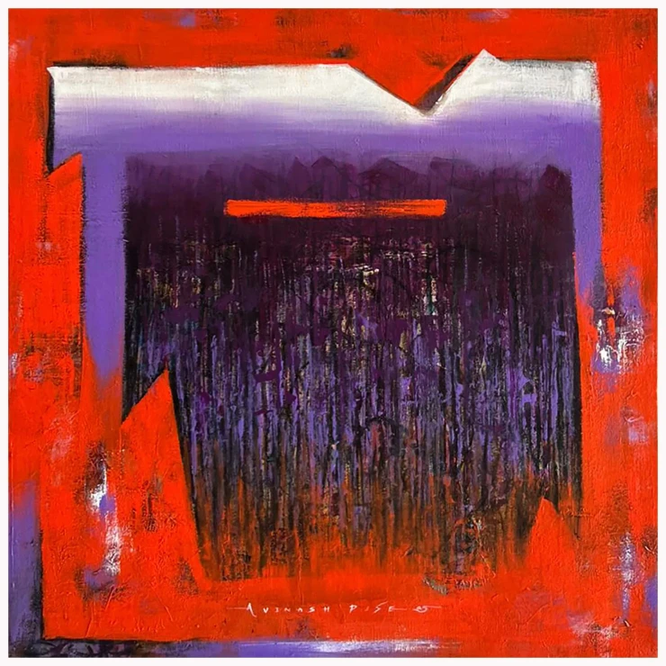 Inner Passage (ART-8069-120153) - Handpainted Art Painting - 30in X 30in