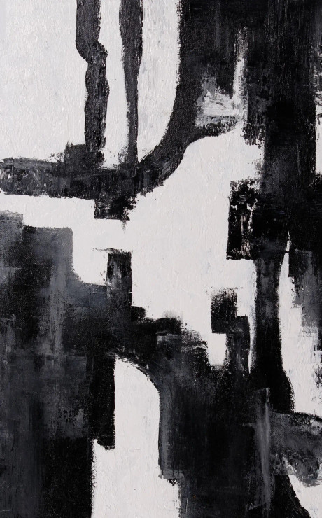 Inner Structure (ART-8156-118995) - Handpainted Art Painting - 40in X 60in