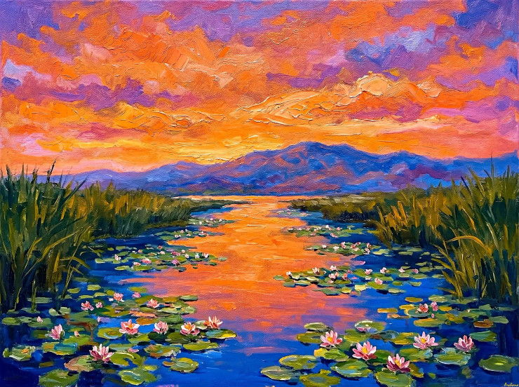 The Silent Bloom (PRT-15697-120792) - Canvas Art Print - 60in X 45in