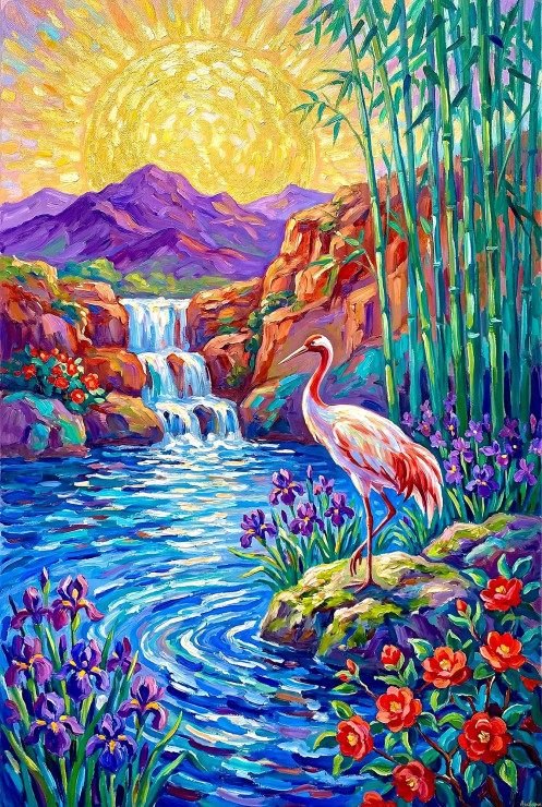 Echoes Of The Valley (PRT-15697-120761) - Canvas Art Print - 40in X 60in
