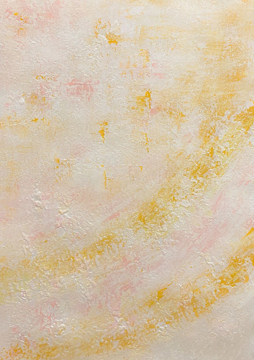 Soft Neutral Abstract With Textured Warm Layers (ART-8156-120883) - Handpainted Art Painting - 15in X 21in