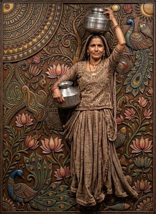 Rhythm Of The Rural 1 (PRT-18374-121422) - Canvas Art Print - 22in X 30in
