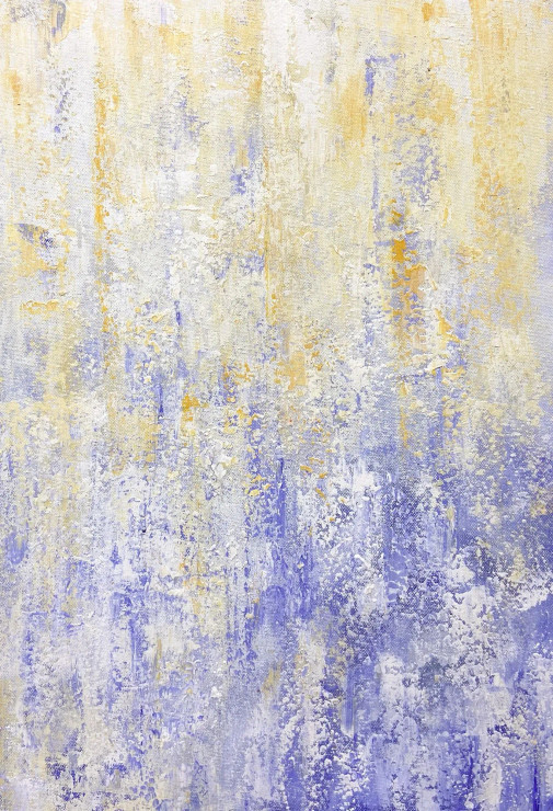 Golden Light On Lavender (PRT-8156-121503) - Canvas Art Print - 16in X 24in