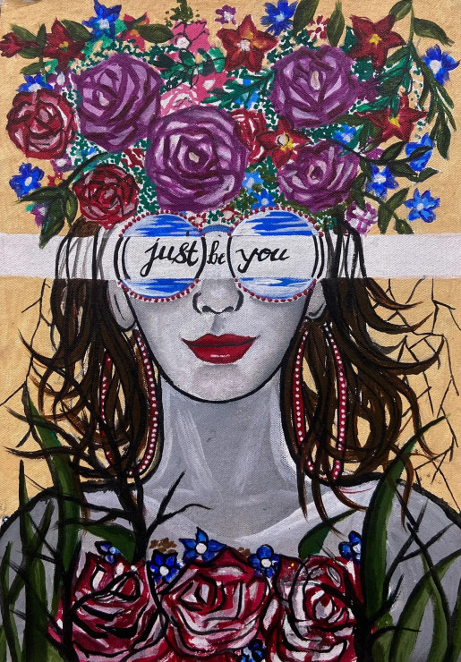 Soul In Full Bloom (PRT-8156-121696) - Canvas Art Print - 13in X 18in