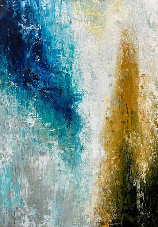 Where Sky Touches Earth (PRT-8156-121688) - Canvas Art Print - 17in X 24in