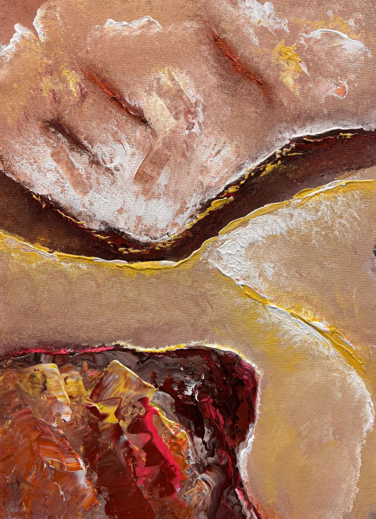 Textures Of The Land (PRT-8156-121769) - Canvas Art Print - 17in X 24in