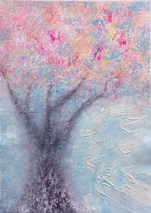 Blossom Of Quiet Grace (PRT-8156-121681) - Canvas Art Print - 17in X 24in