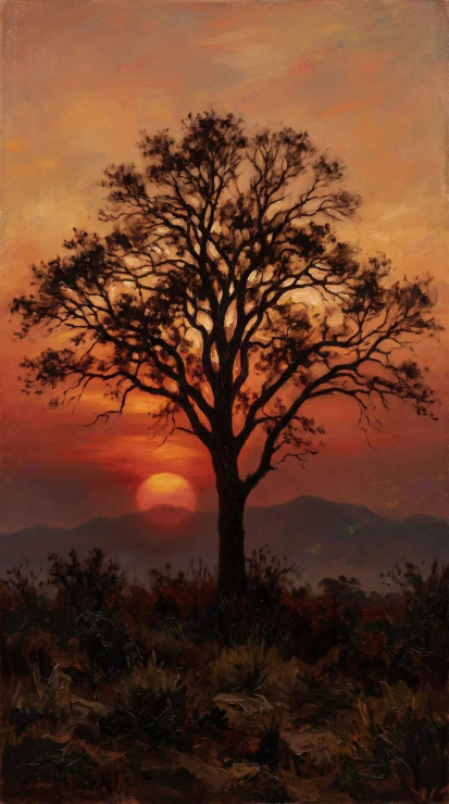 The Golden Firelight (20260428) (PRT-15697-122098) - Canvas Art Print - 33in X 60in