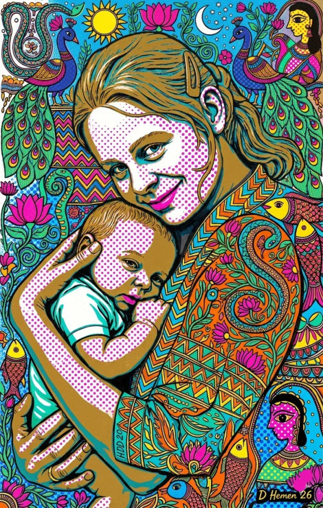 The Universal Cradle (PRT-18374-122244) - Canvas Art Print - 23in X 36in