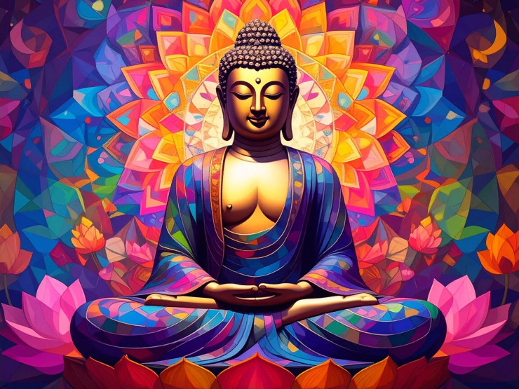 Aura Of Peace (PRT-17594-122280) - Canvas Art Print - 24in X 18in