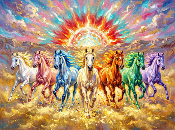 Flames Beyond The Clouds (PRT-15697-122290) - Canvas Art Print - 60in X 45in