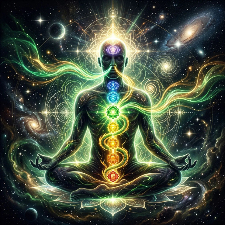 Chinnamasta Ma - Mistress Of Prana | Breath & Life Force Mastery (PRT-8740-122473) - Canvas Art Print - 12in X 12in