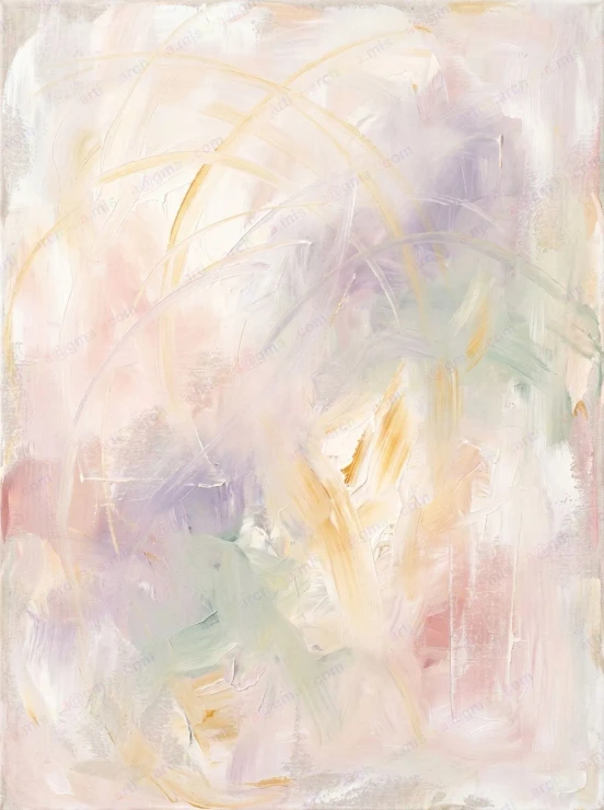 Morning Blessing Aura | Luminous Awakening Collection | 03 Of 50 (PRT-15697-122848) - Canvas Art Print - 45in X 60in