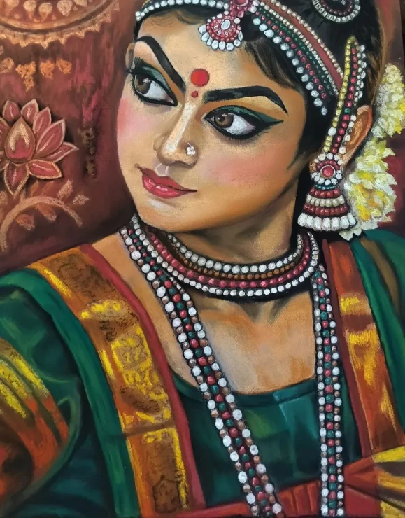 Kalai Nayam (PRT-18168-122949) - Canvas Art Print - 19in X 24in