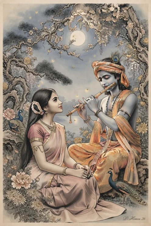 Eternal Resonance Of The Divine (PRT-18374-123144) - Canvas Art Print - 20in X 30in