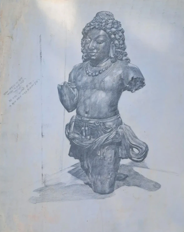 Buddha (PRT-18009-123252) - Canvas Art Print - 19in X 24in