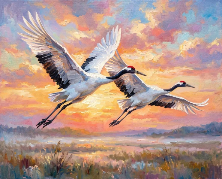 Wings Of Forever (PRT-15697-123516) - Canvas Art Print - 60in X 48in