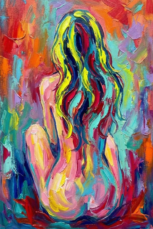 Whispering Colors - 01 - Luminous Stillness (PRT-16861-123741) - Canvas Art Print - 40in X 60in