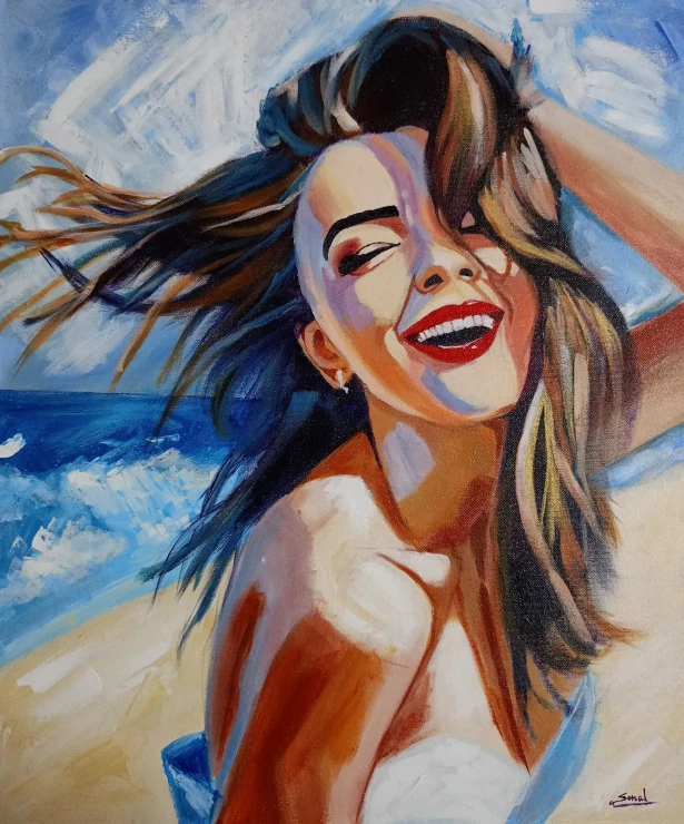 Where The Wind Carries Me (ART-18772-123888) - Handpainted Art Painting - 20in X 24in