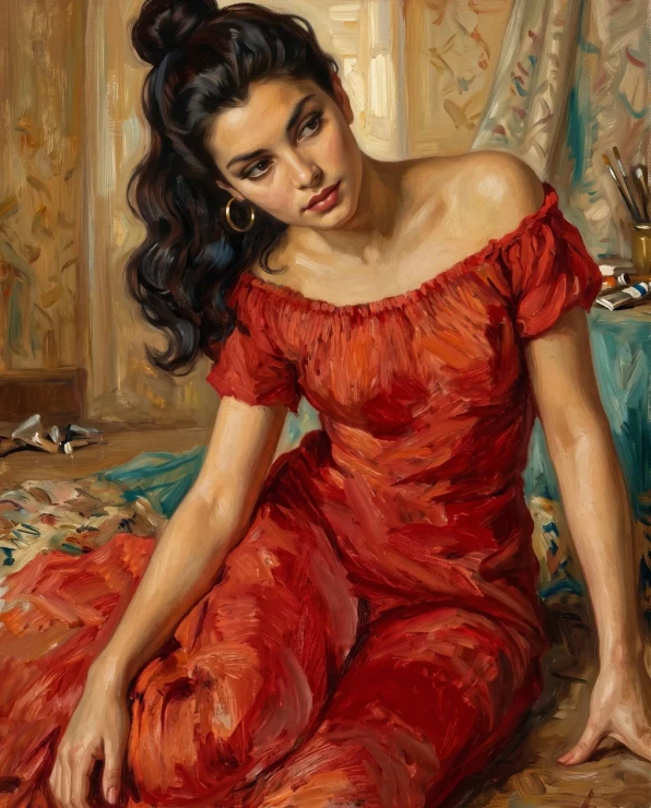 Velvet Dreams (PRT-16861-123933) - Canvas Art Print - 48in X 60in