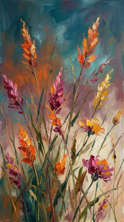 Whispers Of The Autumn Meadow (PRT-15697-124613) - Canvas Art Print - 33in X 60in