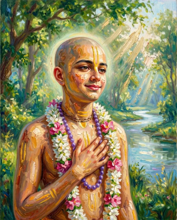 Radiance Of The Devotee (PRT-15697-124941) - Canvas Art Print - 48in X 60in