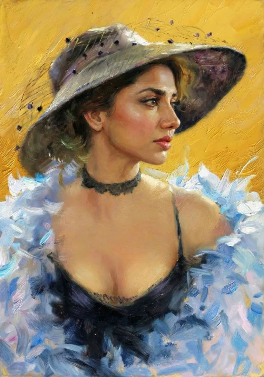 Whispers In Soft Blue (PRT-16861-124793) - Canvas Art Print - 42in X 60in