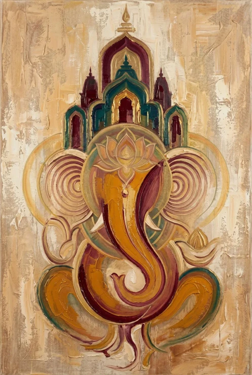Sanctuary Arch Geometry (PRT-15697-125704) - Canvas Art Print - 40in X 60in