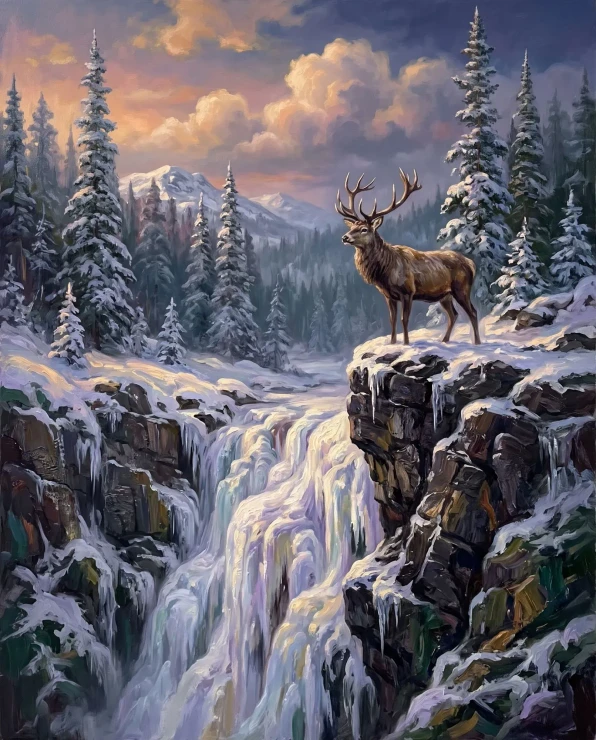 Monarch Of The Sentinel Ledge (PRT-15697-125400) - Canvas Art Print - 48in X 60in