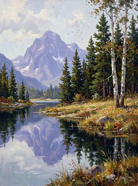 Whispering Waters Of Wilderness (PRT-15697-125587) - Canvas Art Print - 45in X 60in
