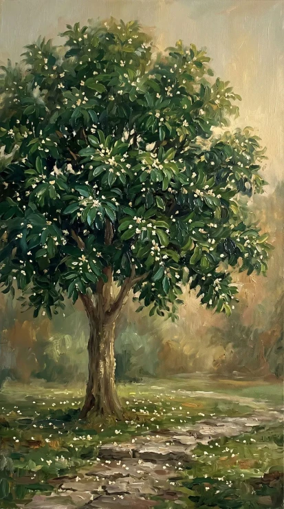 Tranquil Emerald Haven (PRT-15697-125988) - Canvas Art Print - 33in X 60in