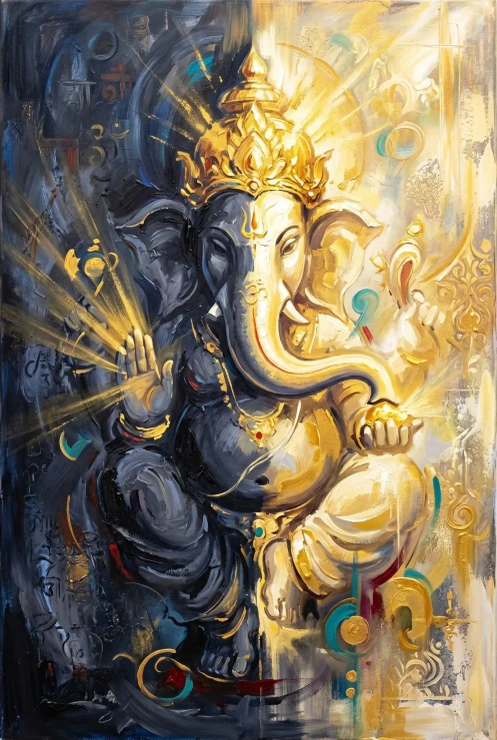 Threshold Of Light And Shadow (PRT-15697-125754) - Canvas Art Print - 40in X 60in