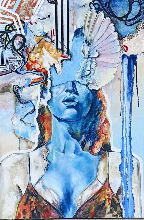 Insight (ART-19039-126342) - Handpainted Art Painting - 24in X 36in