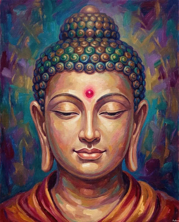 Radiant Sacred Stillness (PRT-15697-126887) - Canvas Art Print - 48in X 60in