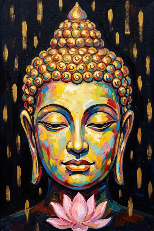 Radiant Serenity Within (PRT-15697-126867) - Canvas Art Print - 40in X 60in