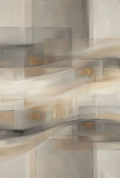 Rhythms Of Continuous Awareness (PRT-15697-127585) - Canvas Art Print - 40in X 60in