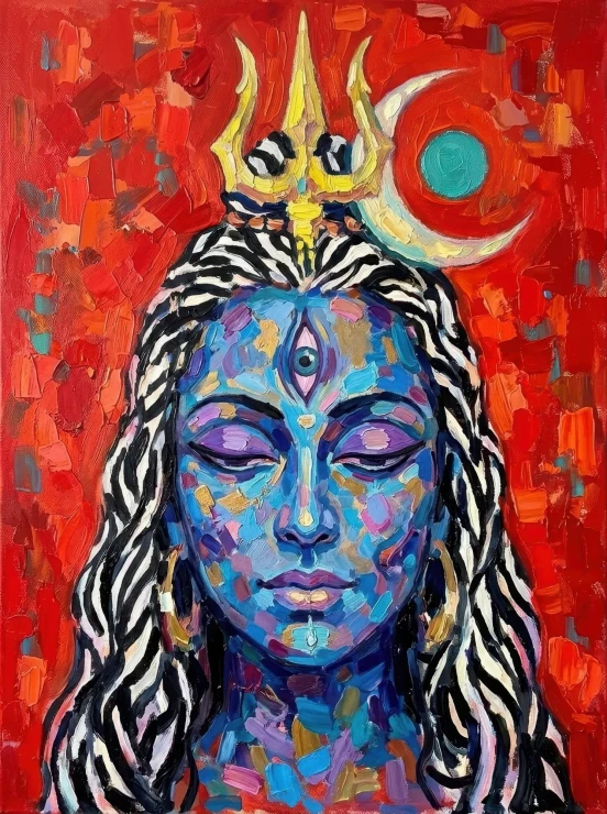 Gaze Of The Infinite (PRT-15697-126746) - Canvas Art Print - 45in X 60in
