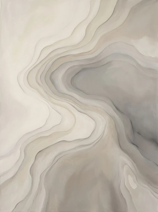 Contemplative Shelf Horizons (PRT-15697-127851) - Canvas Art Print - 45in X 60in