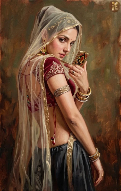 Echoes Of Gilded Grace (PRT-15697-127223) - Canvas Art Print - 38in X 60in
