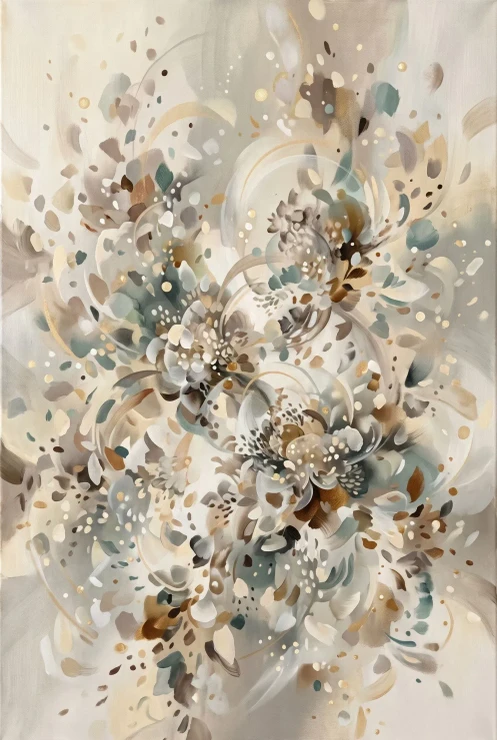 Quiet Cosmic Whisper (PRT-15697-127587) - Canvas Art Print - 40in X 60in