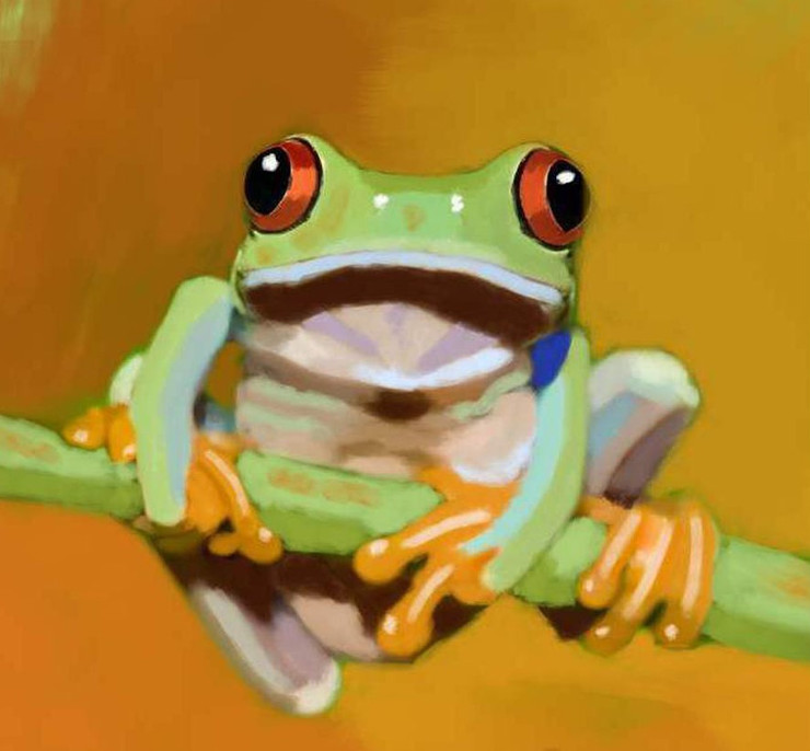 frog paintings,56Anm90,MTO_1550_15170,Artist : Community Artists Group,Mixed Media